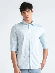 Flying Machine Floral Printed Pure Cotton Casual Shirt