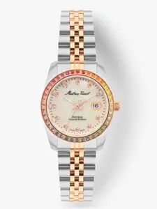 Mathey-Tissot Swiss Made White Dial Watch for Women's -D809BQI
