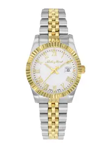 Mathey-Tissot Women Dial & Stainless Steel Bracelet Style Straps Analogue Watch D810BBR