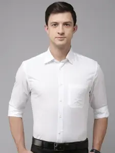 Kryptic Smart Spread Collar Pure Cotton Formal Shirt