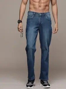 The Roadster Life Co. Men Bootcut Light Fade Stretchable Jeans