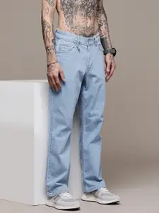 The Roadster Life Co. Men Bootcut Light Fade Stretchable Jeans