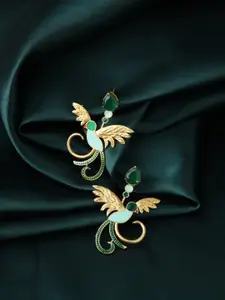 CELEBRAVO Brass-Plated Animal Shaped Drop Earrings