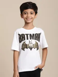 Kids Ville Boys Batman Printed Cotton Tshirt