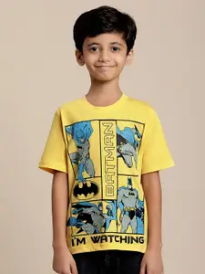 Kids Ville Boys Batman Printed Pure Cotton Tshirt