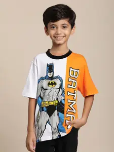 Kids Ville Boys Batman Printed Pure Cotton Tshirt