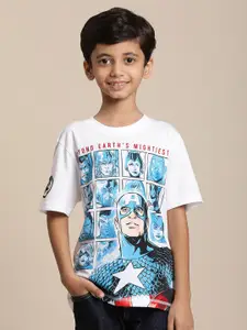 Kids Ville Boys Avengers Printed Pure Cotton Tshirt