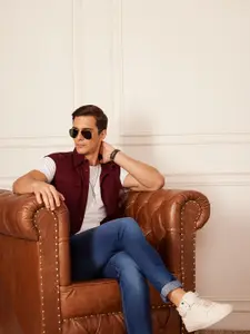 DENNISON Smart Sleeveless Cotton Casual Shirt