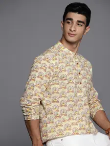 Indo Era Men Ethnic Motifs Printed Kurta