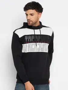 Duke Typography Printed Mock Neck Fleece Sweatshirt