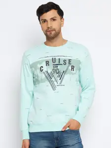 Duke Typography Printed Long Sleeves Fleece Pullover