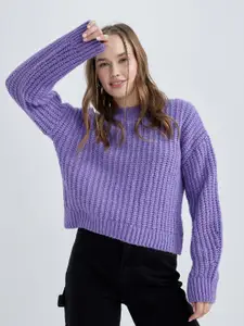 DeFacto Cable Knit Crop Pullover