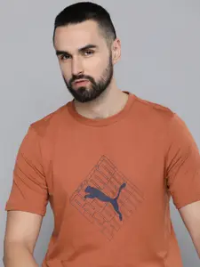 Puma Cat Logo Printed Pure Cotton T-shirt