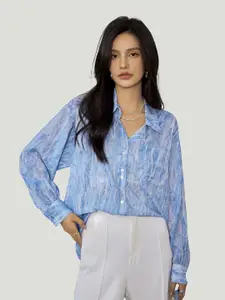 JC Collection Abstract Printed Casual Shirt