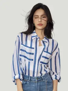 JC Collection Striped Casual Shirt