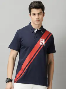 THE HOLLANDER Polo Collar Cotton T-shirt