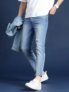Mast & Harbour Men Relaxed Fit Light Fade Stretchable Jeans