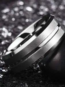 MEENAZ Men Silver-Plated Finger Ring