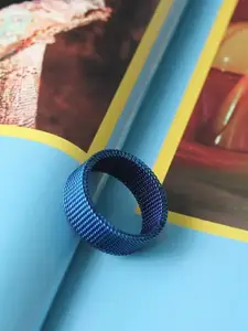 MEENAZ Men Silver-Plated Stainless Steel Finger Ring