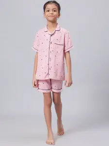 Biglilpeople Girls Graphic Printed Shirt With Shorts