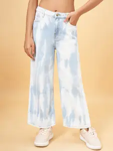 Coolsters by Pantaloons Girls Mid-Rise Mildly Distressed Heavy Fade Cotton Jeans