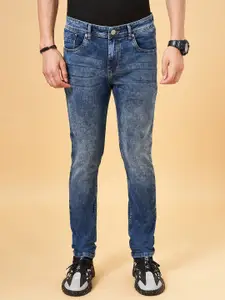 People Men Slim Fit Heavy Fade Clean Look Stretchable Jeans