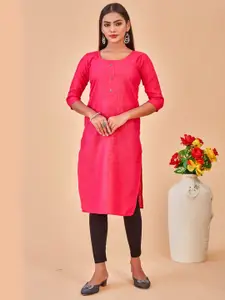Anouk Rustic Round Neck Straight Kurta