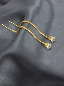 PRIVIU Gold-Plated Geometric Hoop Earrings