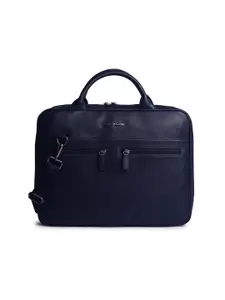 Gauge Machine Unisex Leather Laptop Bag Up To 13 Inch