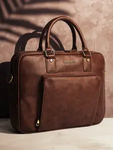 Gauge Machine 16" Brown Laptop Messenger Bag