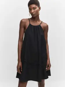 MANGO Schiffli Detail A-Line Dress