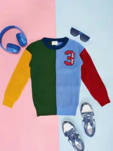Pantaloons Junior Boys Colourblocked Pullover Sweaters