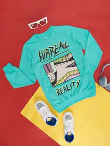 Pantaloons Junior Boys Graphic Printed Cotton Sweatshirt