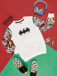 Pantaloons Junior Boys Batman Printed Cotton Sweatshirt