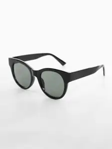MANGO Women Round Sunglasses with UV Protected Lens
