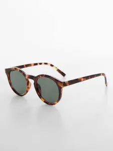 MANGO Women Round Sunglasses with UV Protected Lens 57040591