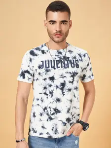 SF JEANS by Pantaloons Tie & Dyed Slim Fit Cotton T-shirt