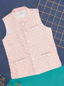 indus route by Pantaloons Boys Embroidered Nehru Jackets