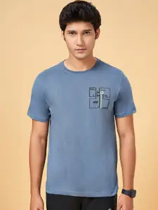 Ajile by Pantaloons Typography Printed Slim Fit Casual Cotton T-shirt