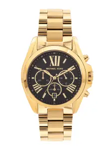 Michael Kors Women Bradshaw Bracelet Style Chronograph Analogue Watch MK5739-Gold