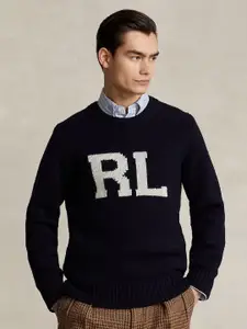 Polo Ralph Lauren Typography Printed Woolen Sweater