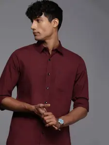 Allen Solly Solid Modern Fit Pure Cotton Casual Shirt