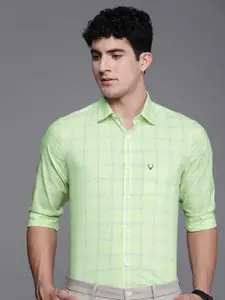 Allen Solly Modern Fit Checked Semiformal Shirt