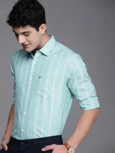 Allen Solly Pure Cotton Sport Fit Opaque Striped Casual Shirt