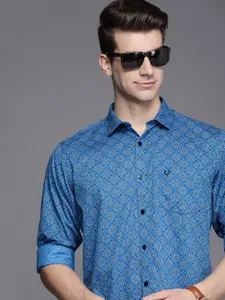 Allen Solly Pure Cotton Sport Fit Ethnic Motifs Printed Casual Shirt