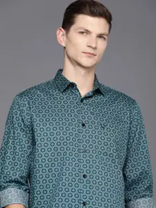 Allen Solly Pure Cotton Classic Fit Opaque Printed Casual Shirt