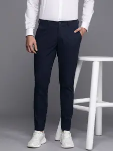 Louis Philippe Ath.Work Men Mid-Rise Comfort Tapered Fit Chinos