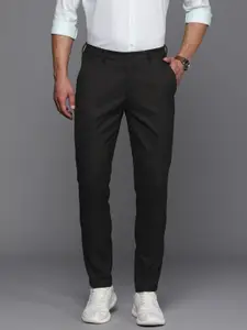 Louis Philippe Ath.Work Men Tapered Fit Smart Casual Chinos Trousers