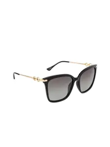 OPIUM Women Square Sunglasses With Polarised and UV Protected Lens OP-10128-C01