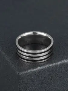 SALTY Men Stainless Steel Marshal Ring